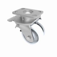 Twin Wheel Fabricated Castors
