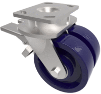 Twin Wheel Fabricated Castors