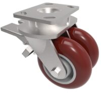 Twin Wheel Fabricated Castors