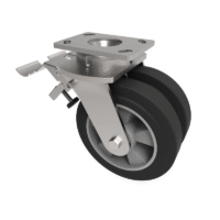 Twin Wheel Fabricated Castors