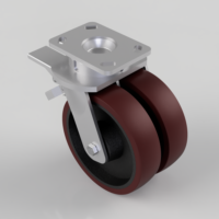 Twin Wheel Fabricated Castors