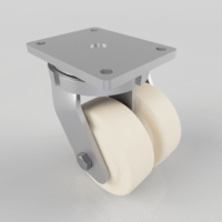 Twin Wheel Fabricated Castors
