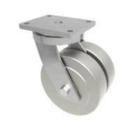 Twin Wheel Fabricated Castors
