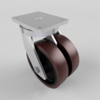 Twin Wheel Fabricated Castors