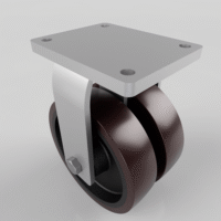 Twin Wheel Fabricated Castors