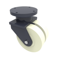 Twin Wheel Fabricated Castors