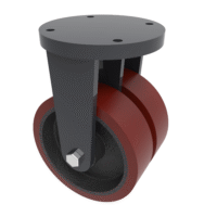 Twin Wheel Fabricated Castors