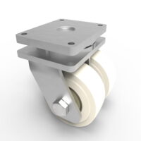 Twin Wheel Fabricated Castors