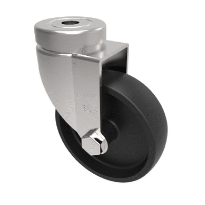Polypropylene Bolt Hole Swivel Castor 75mm 50kg Load