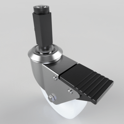 Polypropylene Swivel Braked Expander 100mm 125kg