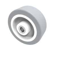 Grey Rubber Wheels