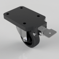 Fixed Position Brake Castors