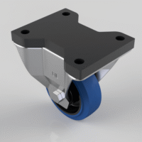 Fixed Position Brake Castors