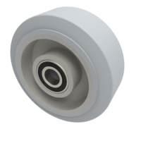 Grey Rubber Wheels