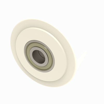 Nylon 100mm Ball Bearing Wheel 1250kg Load