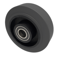 Black Rubber Wheels