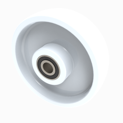 Nylon 175mm Ball Bearing Wheel 560kg Load