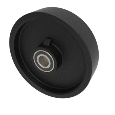 Steel - Ductile 200mm Ball Bearing Wheel 1100kg Load