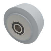 Grey Rubber Wheels