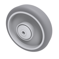 Grey Rubber Wheels