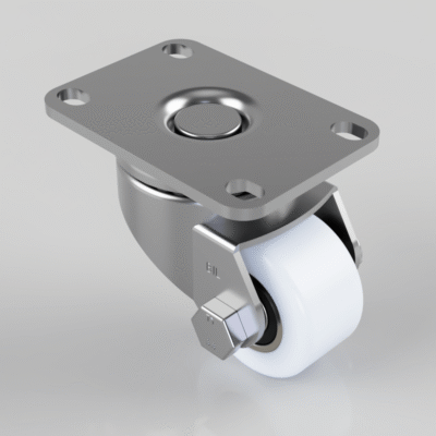 Nylon Plate Swivel Castor 50mm 200kg Load