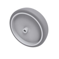 Grey Rubber Wheels