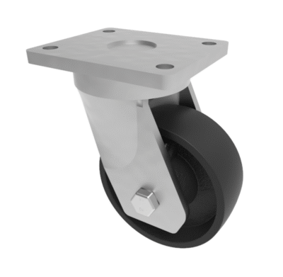 Cast Iron Plate Swivel Castor 100mm 300kg Load