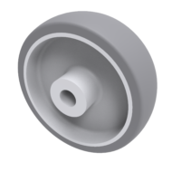Grey Rubber Wheels