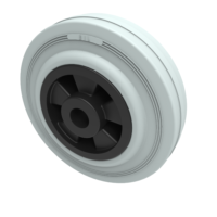 Grey Rubber Wheels