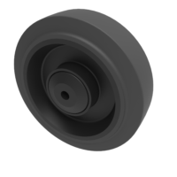 Black Rubber Wheels