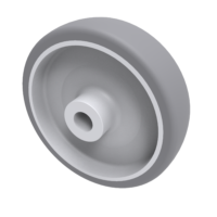 Grey Rubber Wheels