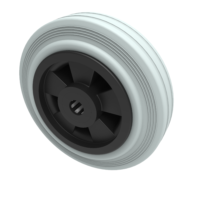 Grey Rubber Wheels