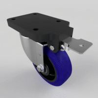 Fixed Position Brake Castors