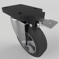 Fixed Position Brake Castors