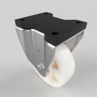Fixed Position Brake Castors