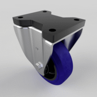 Fixed Position Brake Castors