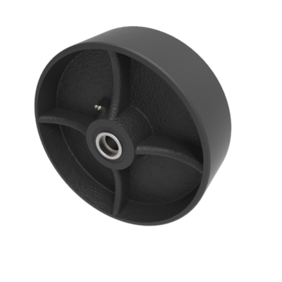 Steel - Ductile 300mm Taper Bearing Wheel 5500kg Load