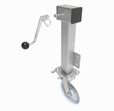 Removable Handle Nylon Plate Swivel Castor Brake Locking Castor 100mm 600kg Load