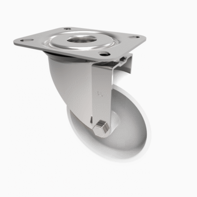 Nylon Plate Swivel Castor 200mm 800kg Load