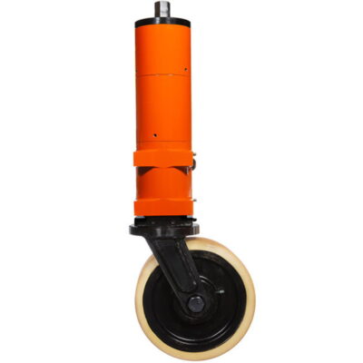 4 x Polyurethane  Plate Swivel Castor 250mm 2500kg Load per Jacking unit
