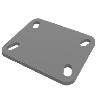 Castor Unplated Plate
