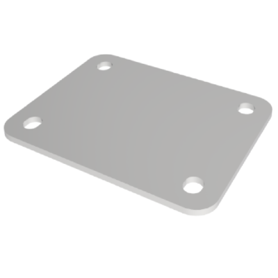 Castor Unplated Plate
