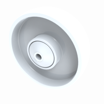 Nylon 160mm Ball Bearing Wheel 380kg Load