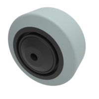 Grey Rubber Wheels