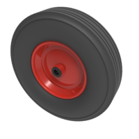 Black Rubber Wheels