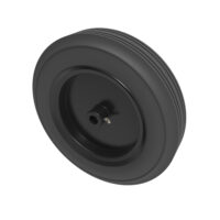 Black Rubber Wheels