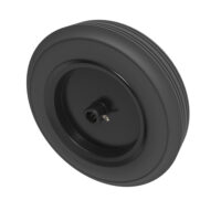 Black Rubber Wheels