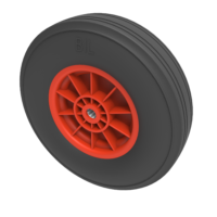 Black Rubber Wheels