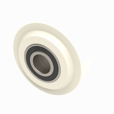 Nylon 100mm Ball Bearing Wheel 1400kg Load