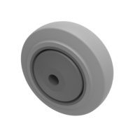 Grey Rubber Wheels
